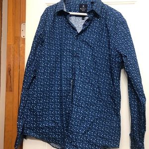 Floral Pattern Men's dress shirt